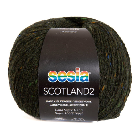 Sesia Scotland2 breigaren in kleur 1785 - zacht merinowol met tweed effect