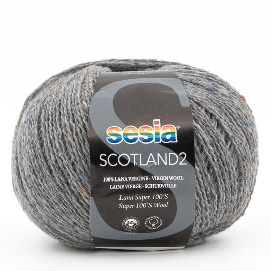 Sesia Scotland2 breigaren in kleur 463 - subtiel tweed effect voor unieke ontwerpen
