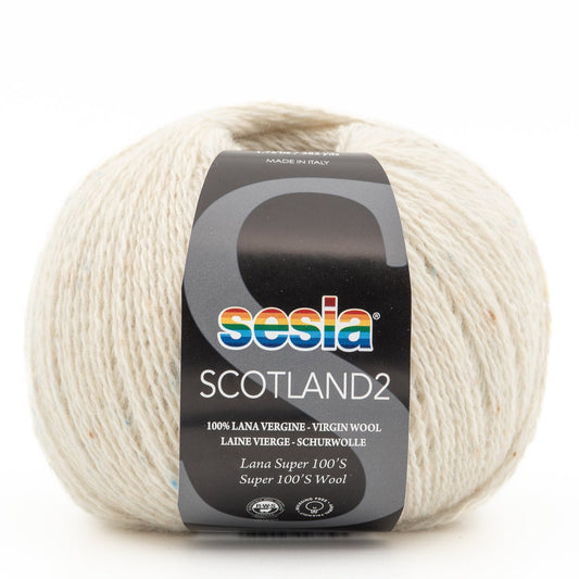 Sesia Scotland2 breigaren in kleur nr. 80 - lichtgewicht garen met tweed effect