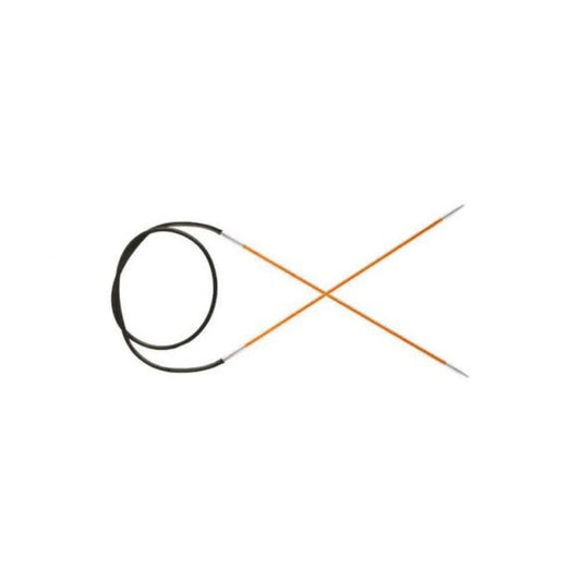 KnitPro Zing rondbreinaald maat 2.25 in diverse lengtes â Metallic breinaald met soepel glijden