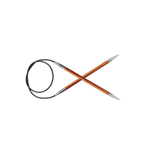 KnitPro Zing rondbreinaald maat 2.75 in diverse lengtes â Metallic breinaald met soepel glijden