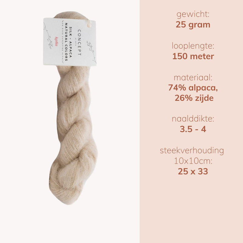 Silk Alpaca Natural Colors