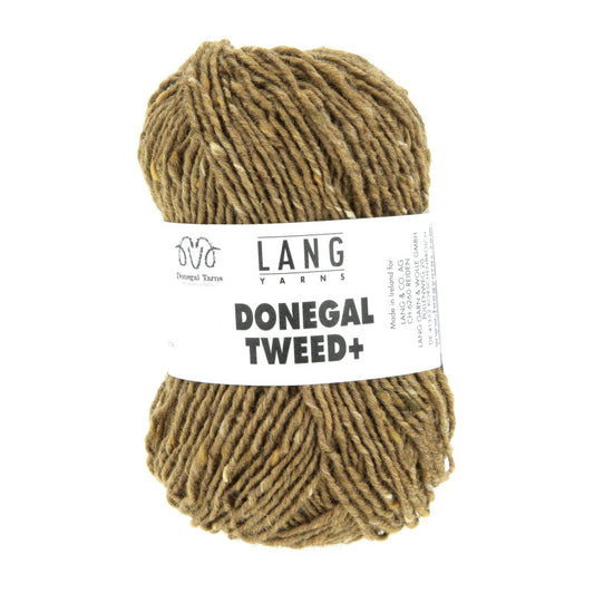 LANG Yarns Donegal Tweed + kleur 0050 messing