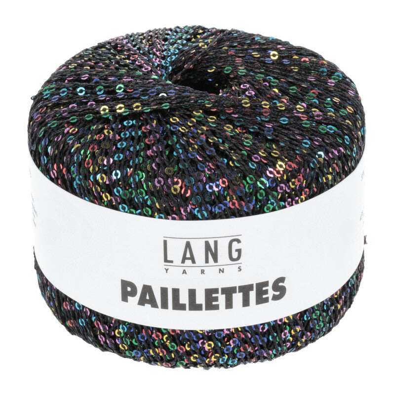 LANG Yarns Paillettes effectgaren met pailletten kleur 0104