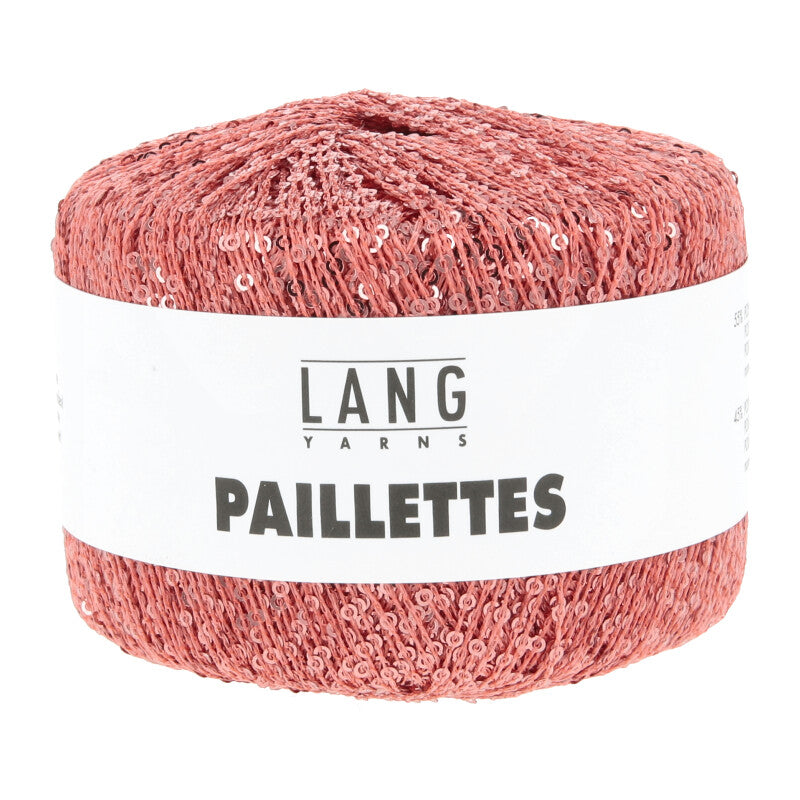 LANG Yarns Paillettes kleur 0128 Koraal