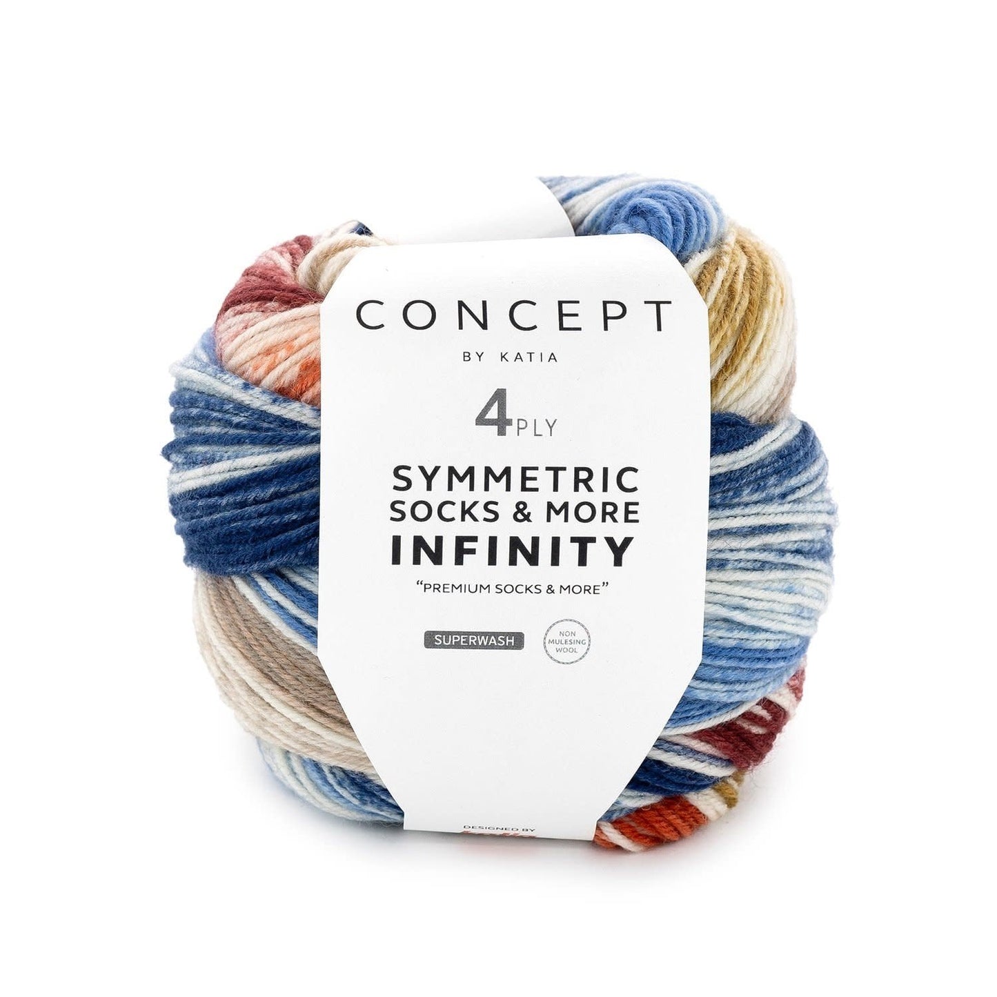 Katia Concept Infinity Socks kleur 92 - zachte merinowol voor sokken