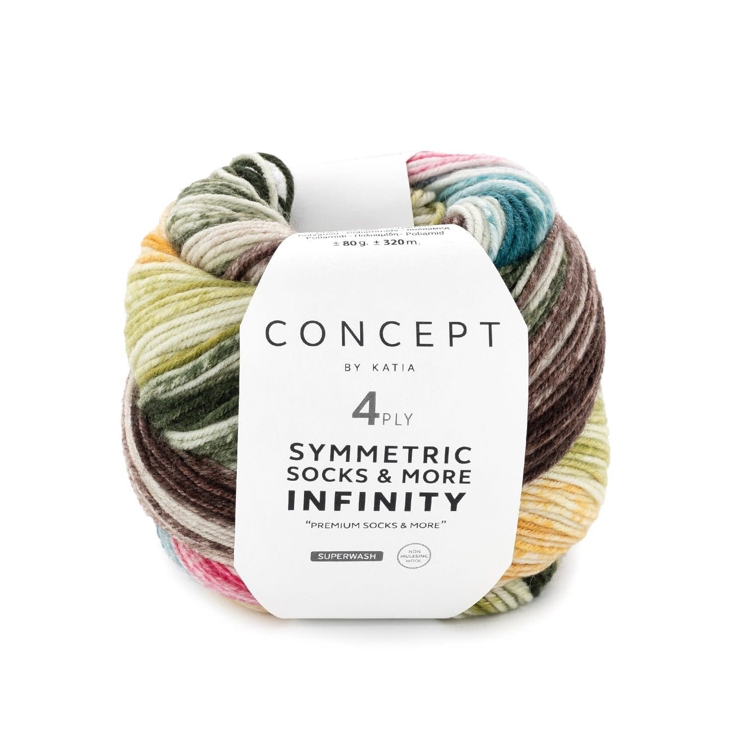 Katia Concept Infinity Socks kleur 94 - zachte merinowol voor sokken