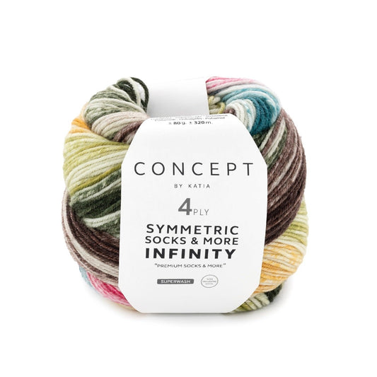 Katia Concept Infinity Socks kleur 94 - zachte merinowol voor sokken