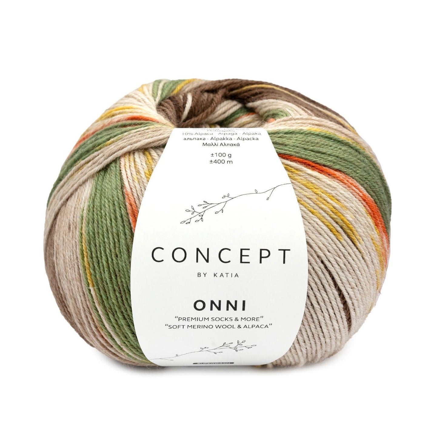 Katia Concept Onni Socks sokkenwol kleur 400 - zachte merinowol en alpaca mix
