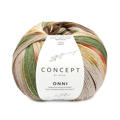 Katia Concept Onni Socks sokkenwol kleur 400 - zachte merinowol en alpaca mix