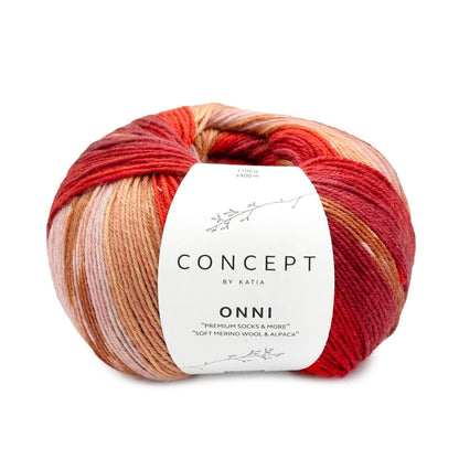 Katia Concept Onni Socks sokkenwol kleur 404 - veelzijdig garen voor verschillende projecten