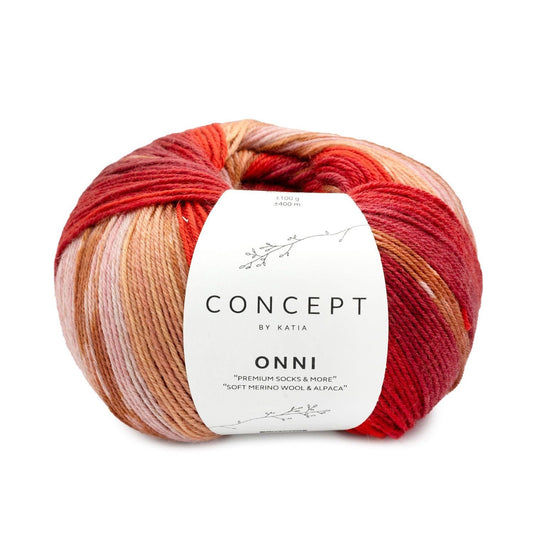 Katia Concept Onni Socks sokkenwol kleur 404 - veelzijdig garen voor verschillende projecten