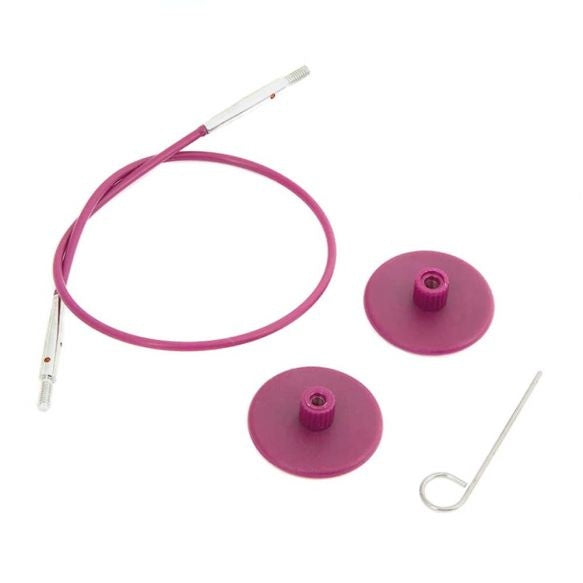 KnitPro Swivel 360° verwisselbare breinaalden - paars - soepel rondbreien