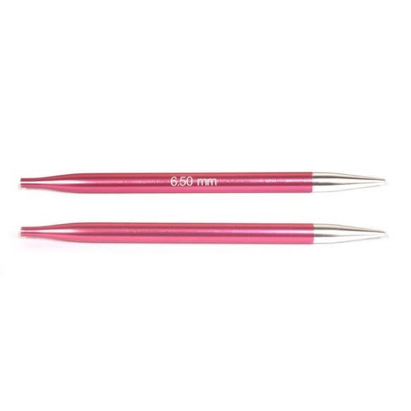 KnitPro Zing verwisselbare breipunten maat 6.50mm – Metaal naalden voor soepel breien