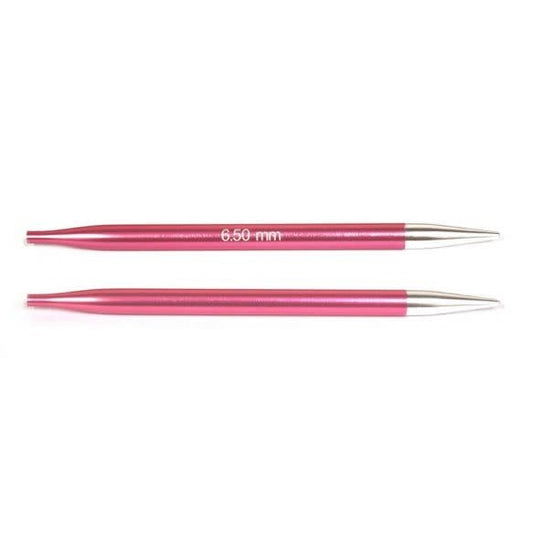 KnitPro Zing verwisselbare breipunten maat 6.50mm – Metaal naalden voor soepel breien