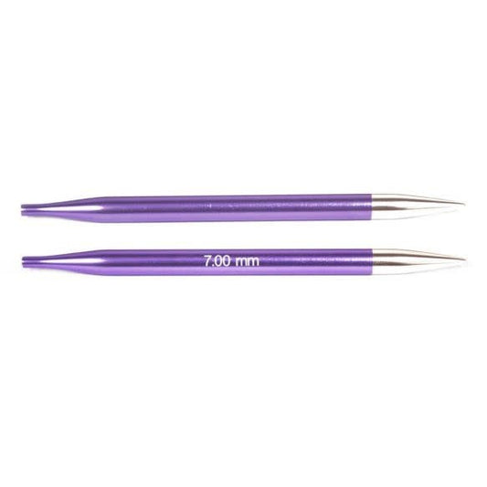 KnitPro Zing verwisselbare breipunten maat 7.00mm – Metaal naalden voor soepel breien