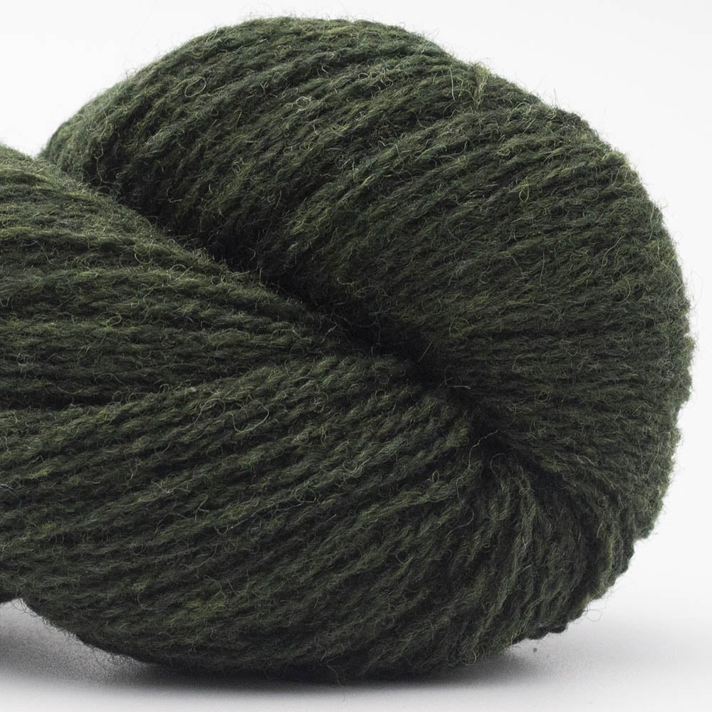 BC Garn Bio Shetland GOTS in 08 forest green – Dunne wol voor Fair Isle patronen