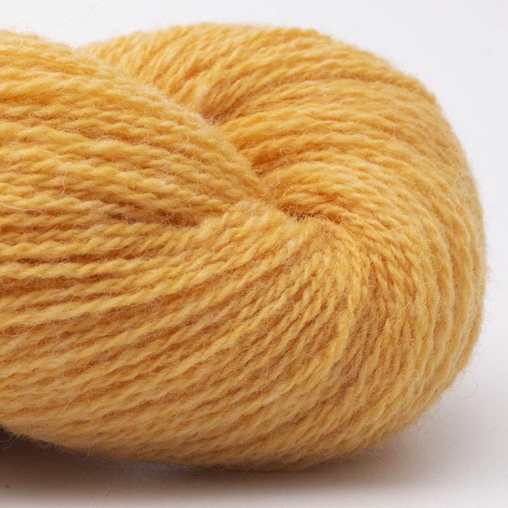 BC Garn Bio Shetland GOTS in 49 sunny – Rustieke wol voor duurzame creaties
