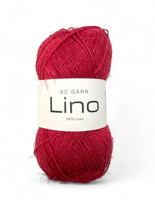 BC Garn Lino in Cardinal Red – Stoer en natuurlijk linnen garen