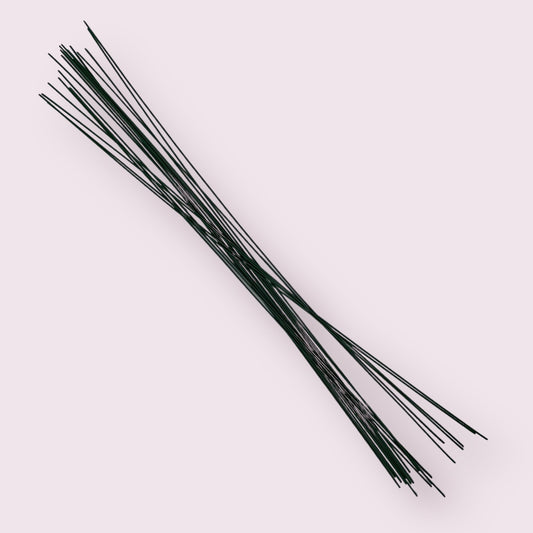 Bloemendraad 1.2mm – 40cm (20 stuks) in wit – fijne draad voor haken