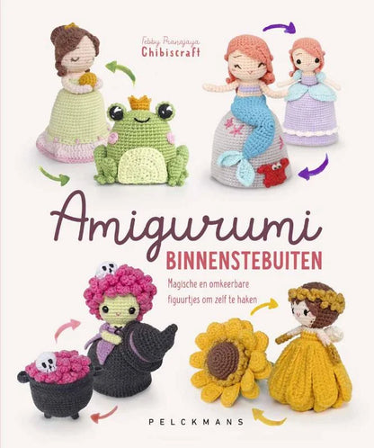 Amigurumi binnenstebuiten haakboek - magische omkeerbare ontwerpen