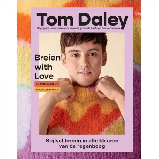 Breien with Love boek door Tom Daley - inspirerend breiboek met persoonlijke verhalen