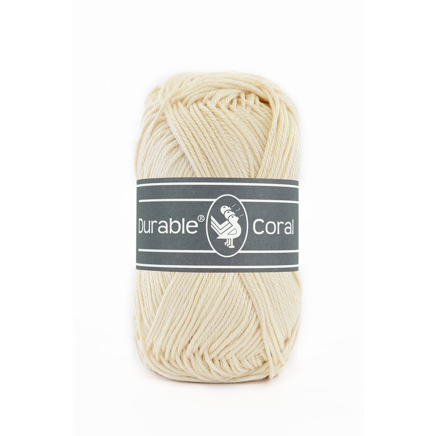 DURABLE Coral breigaren in 2172 cream - zacht en glanzend katoen