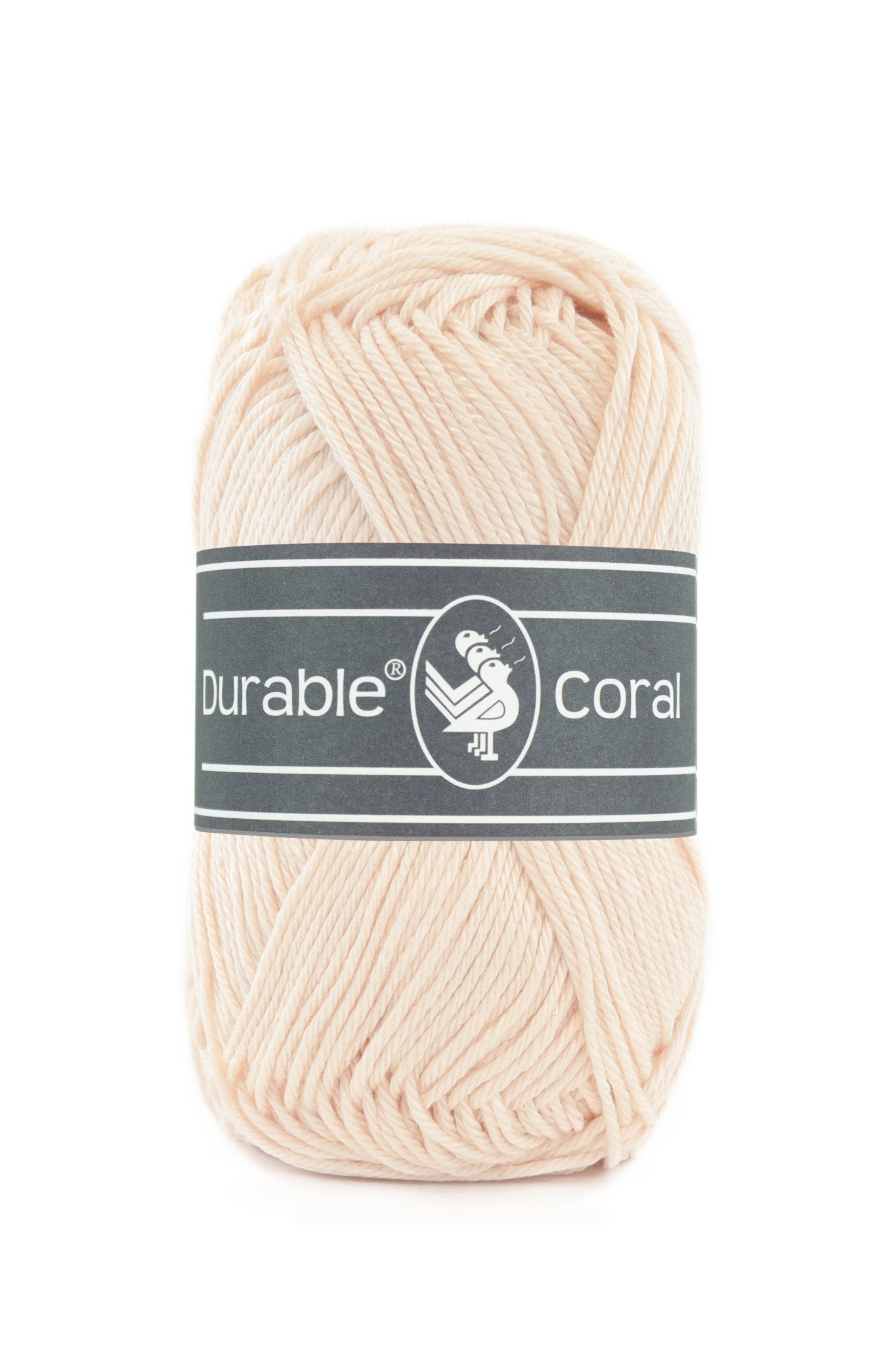 DURABLE Coral breigaren in 2191 pale peach - veelzijdig en hoogwaardig katoen