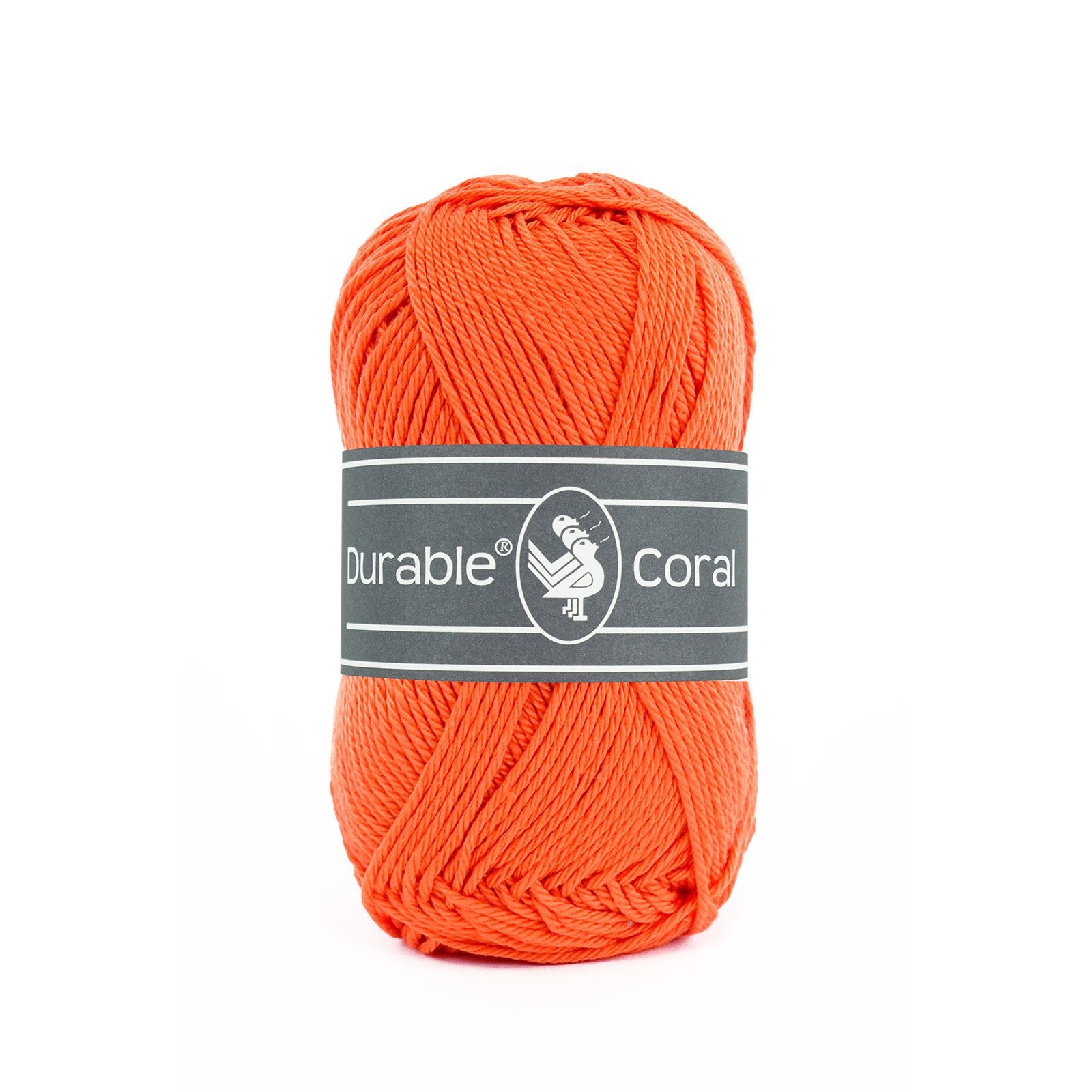 DURABLE Coral breigaren in 2194 orange - zacht en glanzend katoen
