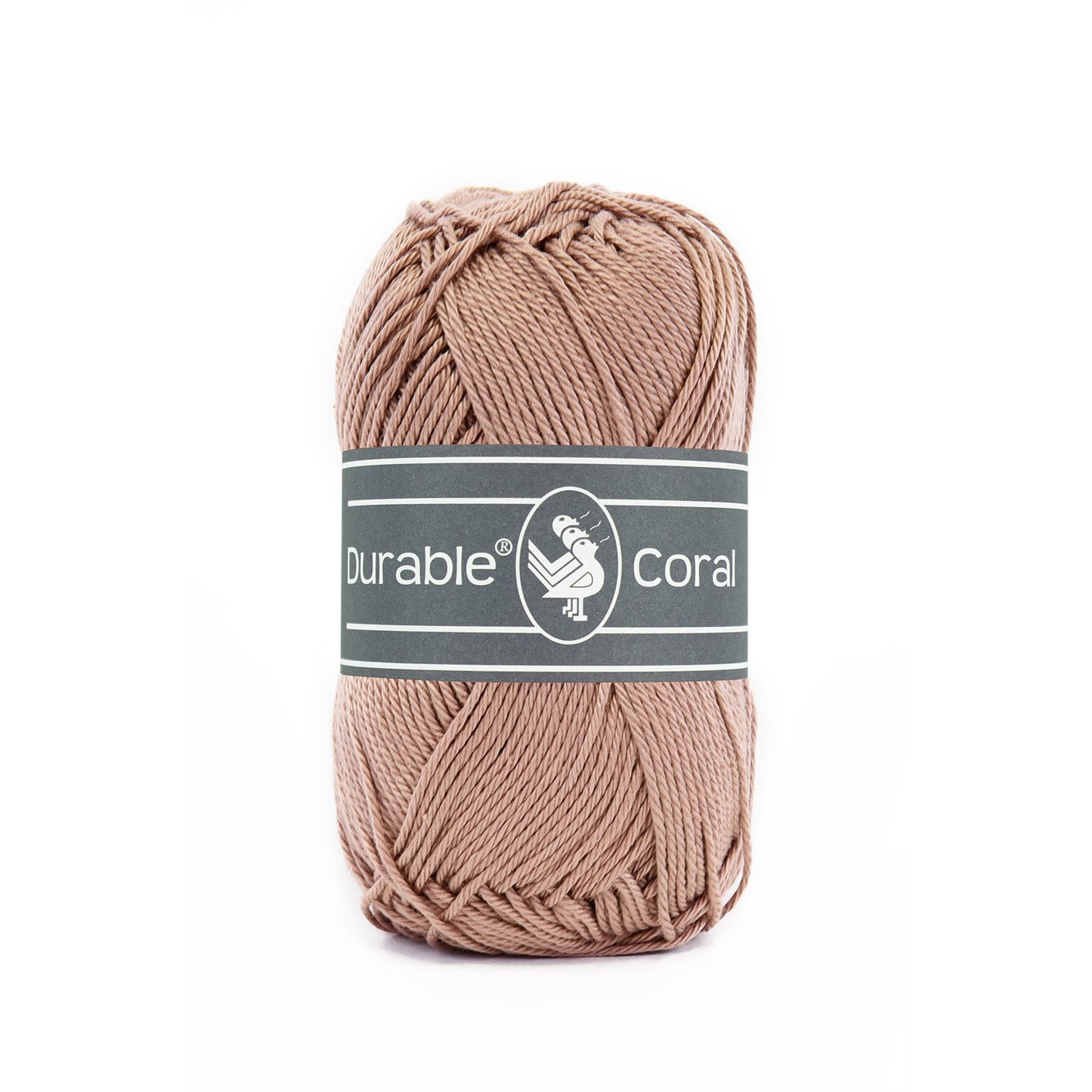 DURABLE Coral breigaren in 2223 liver - zacht en glanzend katoen