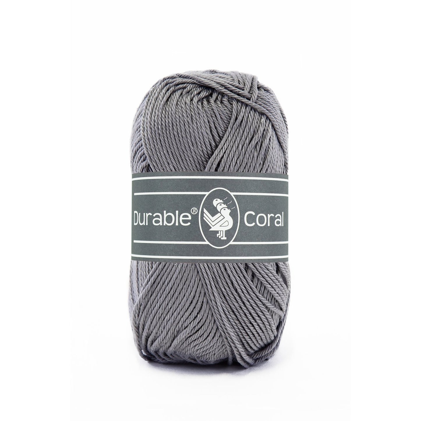 DURABLE Coral sokkengaren in 2235 ash - perfect voor breien en haken