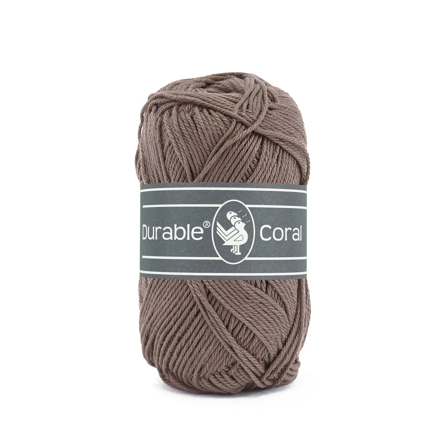 DURABLE Coral breigaren in 343 warm taupe - veelzijdig en hoogwaardig katoen