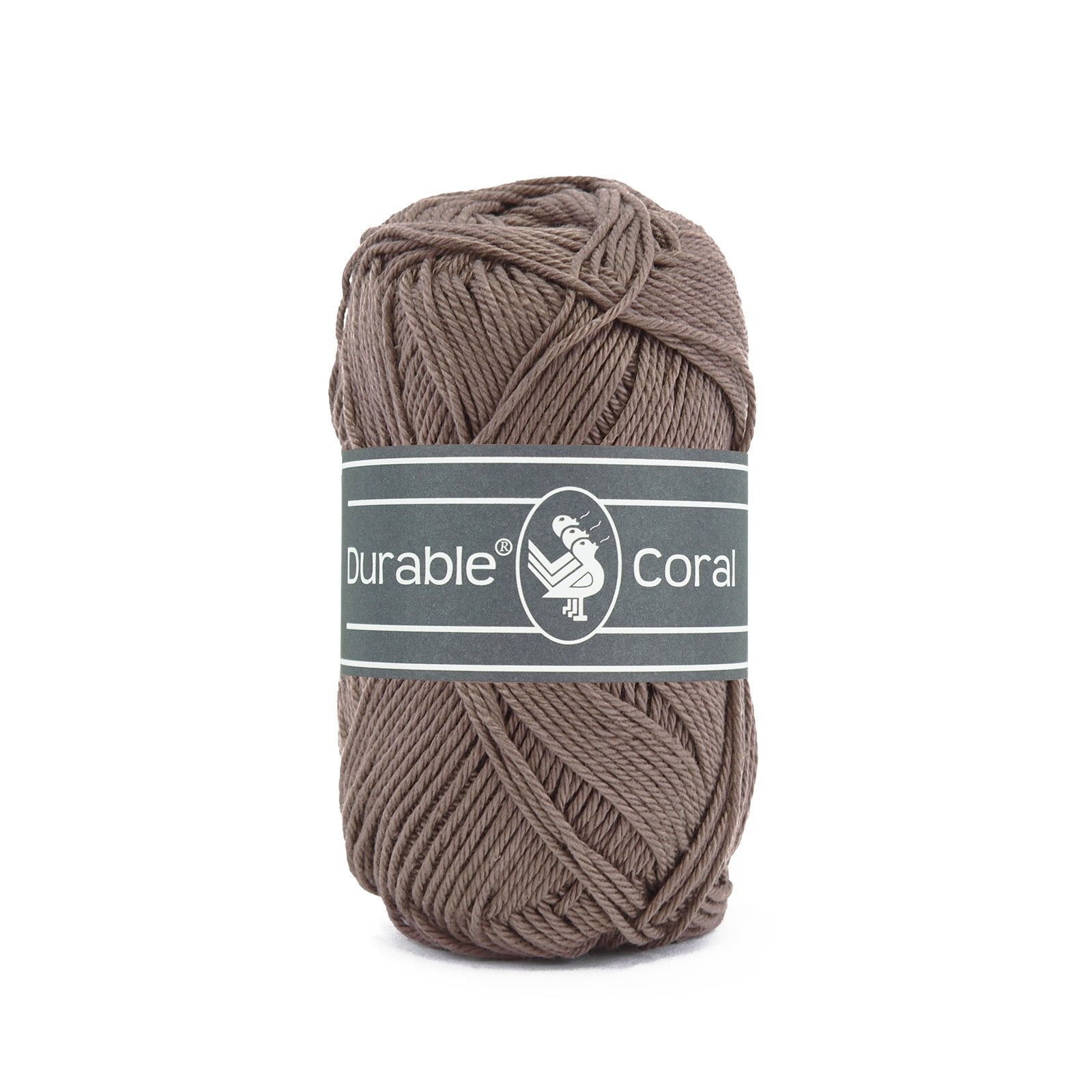 DURABLE Coral breigaren in 343 warm taupe - veelzijdig en hoogwaardig katoen