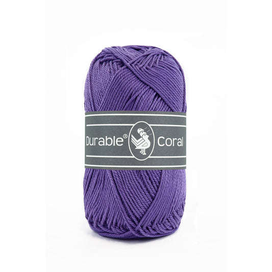 DURABLE Coral breigaren in 357 Indigo - zacht en glanzend katoen