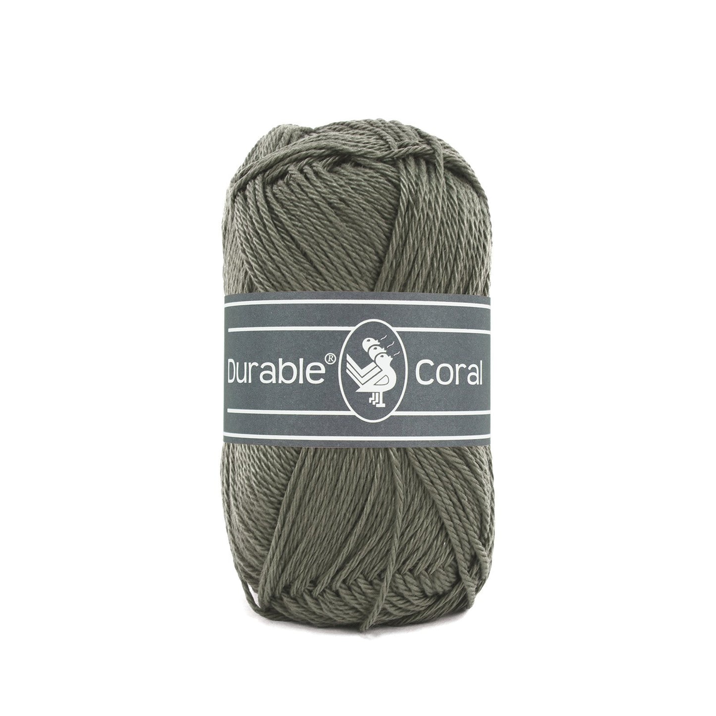 DURABLE Coral breigaren in 389 slate - zacht en glanzend katoen
