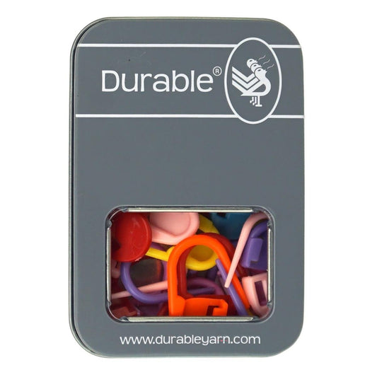 Durable Coral steekmarkeerders 30mm – Sluitbaar voor breien en haken