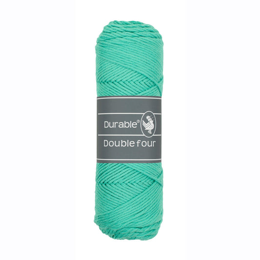 DURABLE Double Four in Pacific green – dikke katoendraad voor gehaakte dekens en homedeco