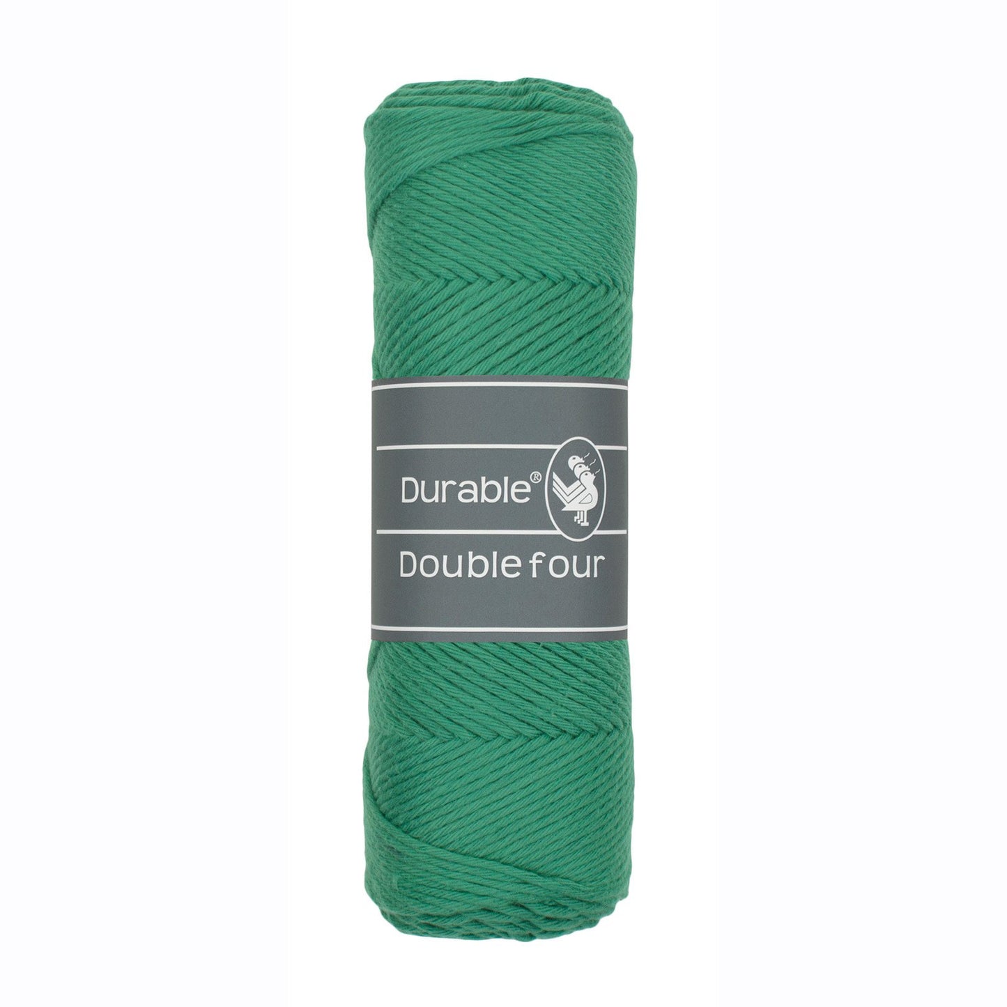DURABLE Double Four in Agate green – dikke katoendraad voor gehaakte dekens en homedeco
