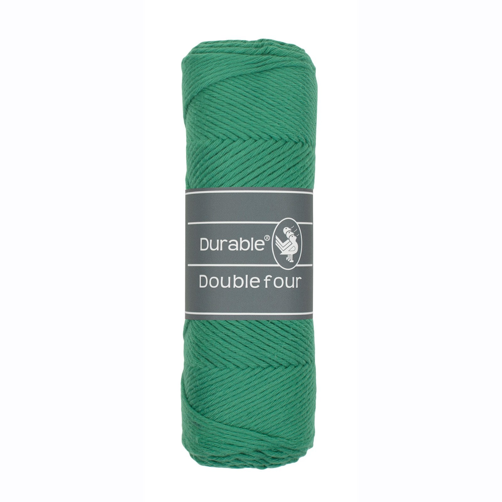 DURABLE Double Four in Agate green – dikke katoendraad voor gehaakte dekens en homedeco