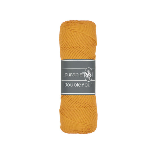 DURABLE Double Four in Honey – dikke katoendraad voor gehaakte dekens en homedeco