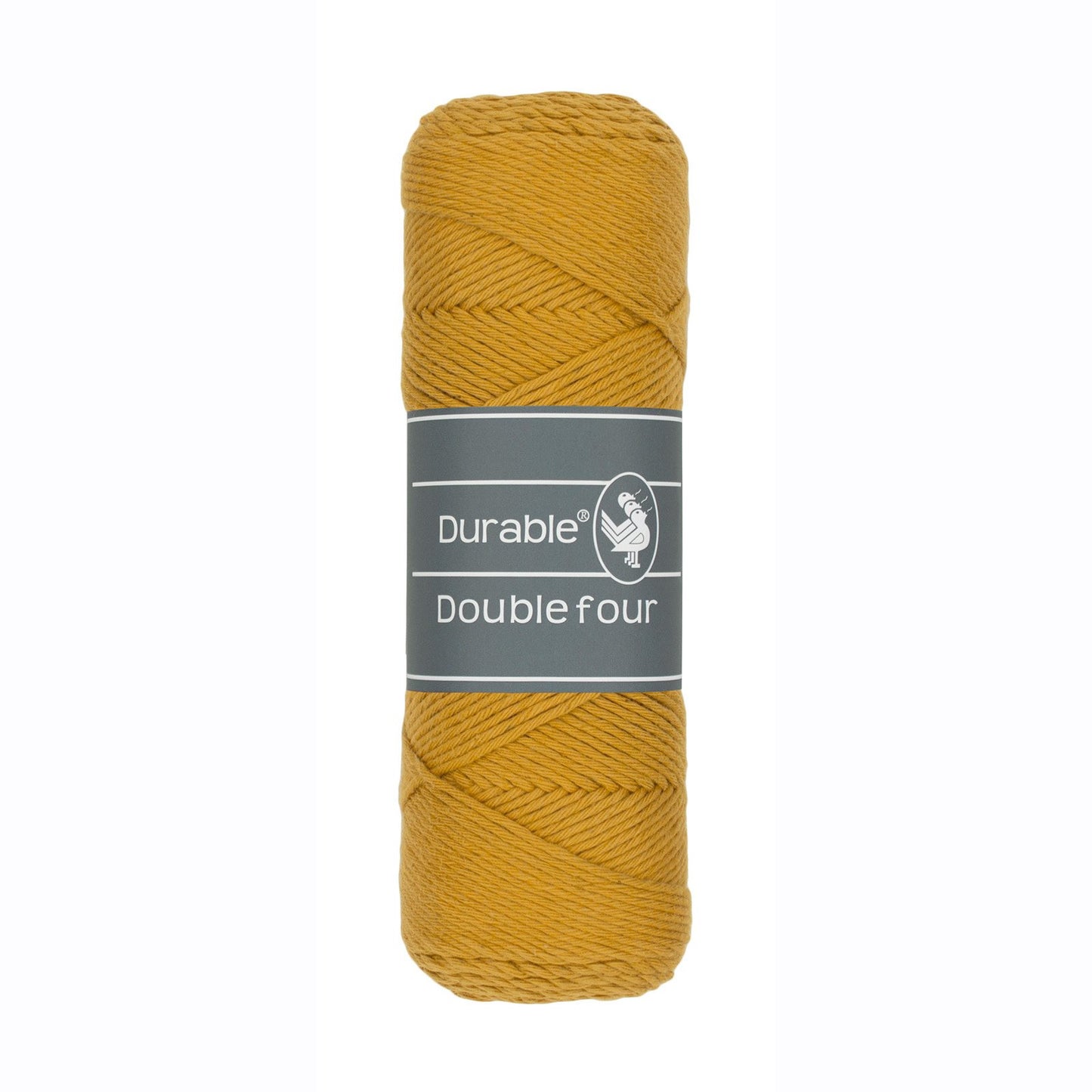 DURABLE Double Four in Ochre – dikke katoendraad voor gehaakte dekens en homedeco