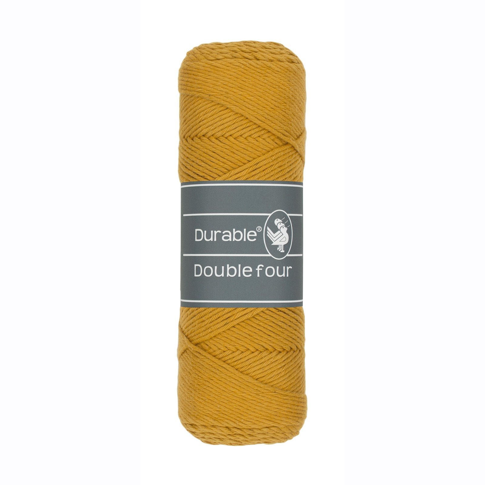 DURABLE Double Four in Ochre – dikke katoendraad voor gehaakte dekens en homedeco