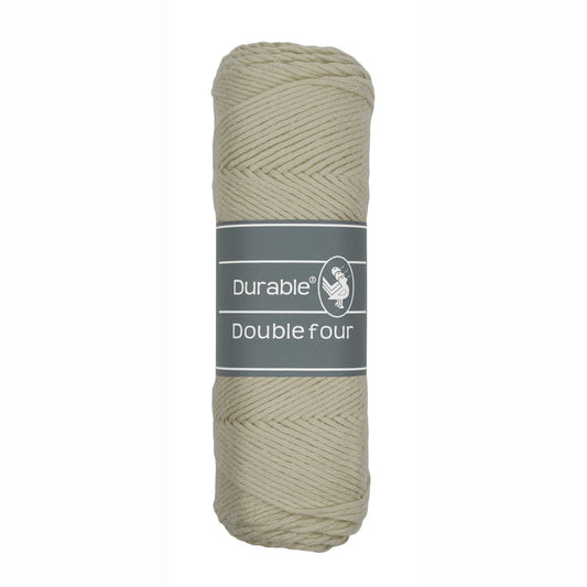 DURABLE Double Four in Linen – dikke katoendraad voor gehaakte dekens en homedeco