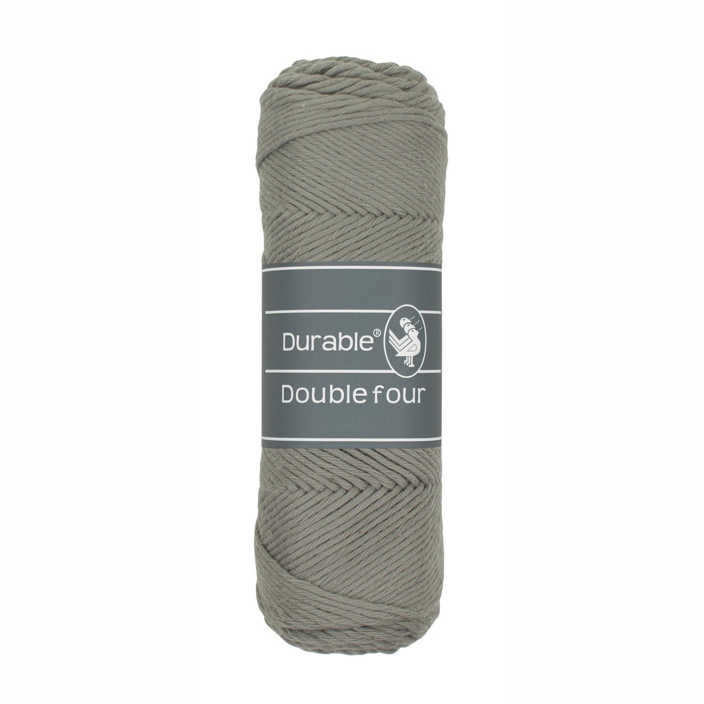 DURABLE Double Four in Ash – dikke katoendraad voor gehaakte dekens en homedeco