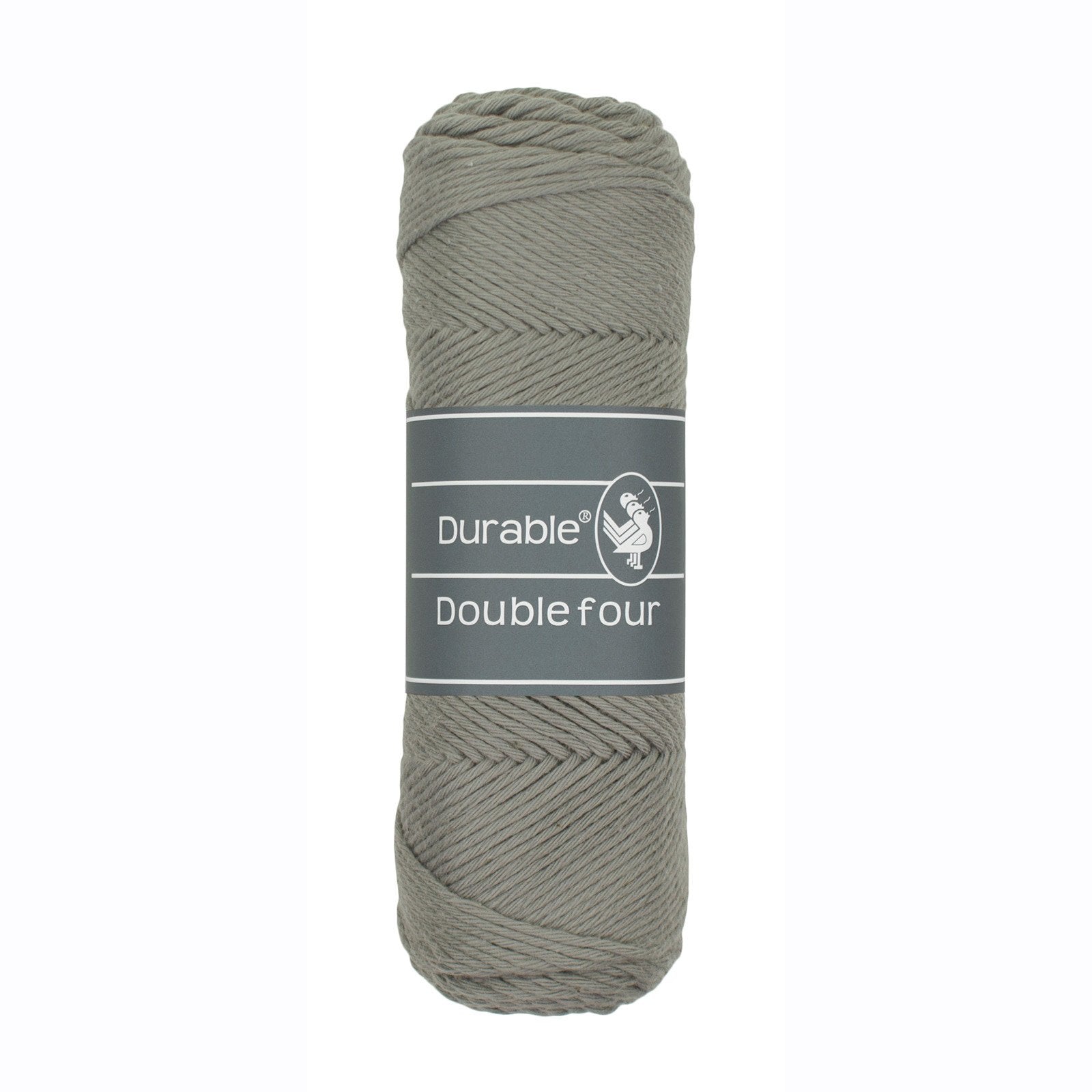 DURABLE Double Four in Ash – dikke katoendraad voor gehaakte dekens en homedeco