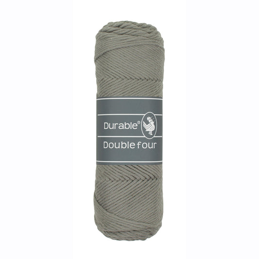 DURABLE Double Four in Ash – dikke katoendraad voor gehaakte dekens en homedeco