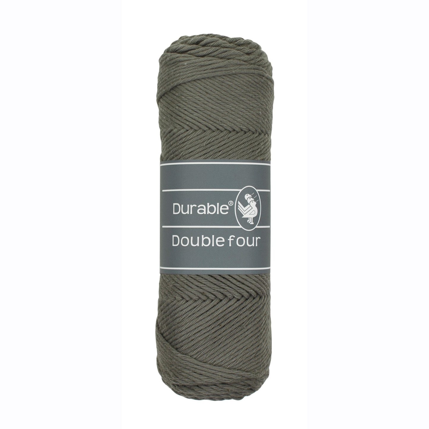 DURABLE Double Four in Charcoal – dikke katoendraad voor gehaakte dekens en homedeco