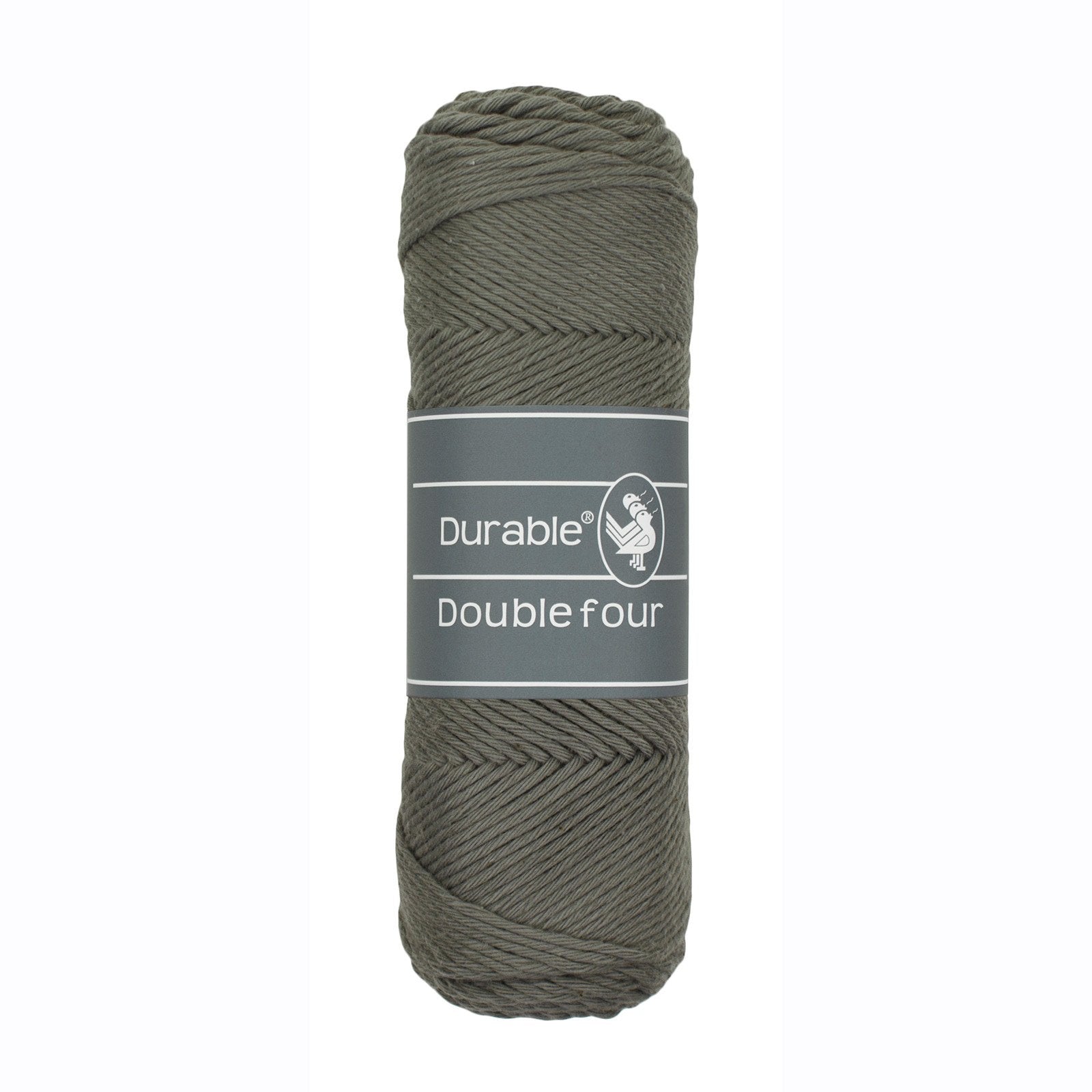 DURABLE Double Four in Charcoal – dikke katoendraad voor gehaakte dekens en homedeco