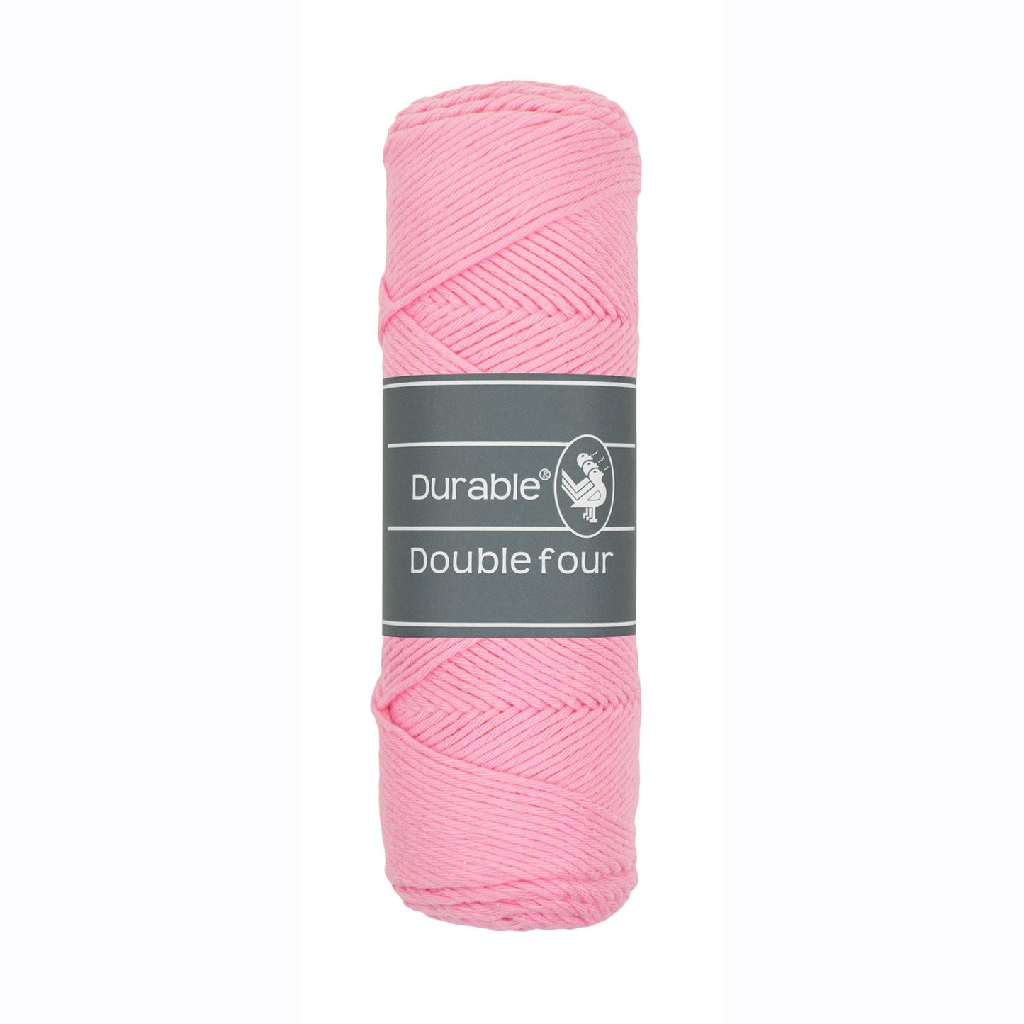 DURABLE Double Four in Pink – dikke katoendraad voor gehaakte dekens en homedeco