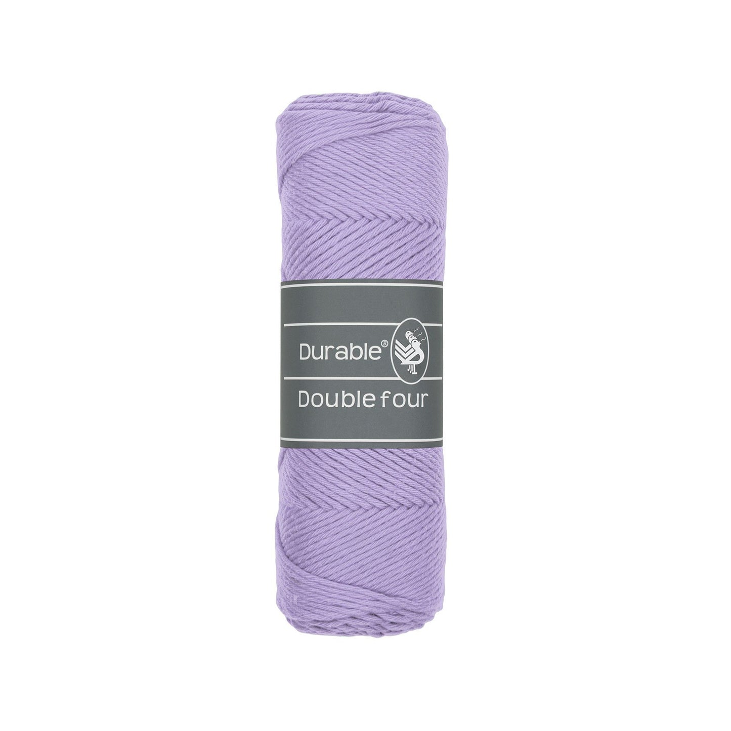 DURABLE Double Four in pastel lilac – dikke katoendraad voor gehaakte dekens en homedeco